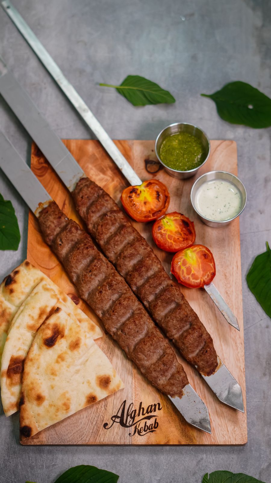 Mixed kebab platter